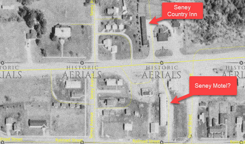 Fox River Motel - 1971 Aerial (newer photo)